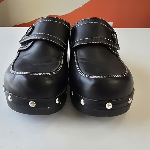 Fashion Bug‎ Black Studded Platform Clogs Y2K 90\'s Bratz Vintage main image 4